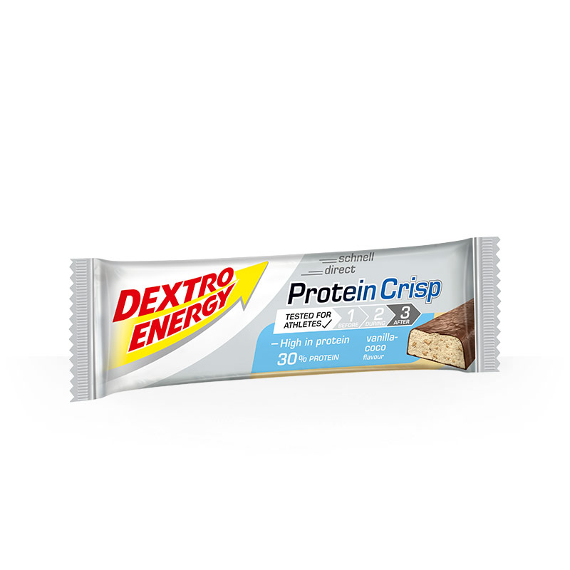 DEXTRO PROTEIN CRISP – příchuť vanilka - kokos DEXTRO PROTEIN CRISP – příchuť vanilka - kokos